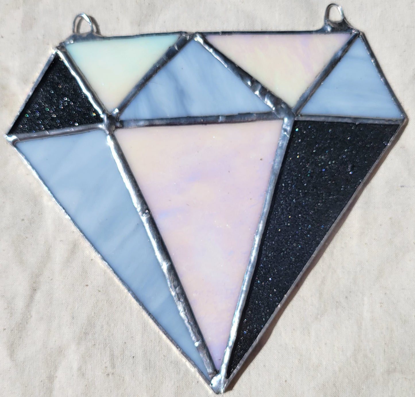 White Diamond's Gem Steven Universe Stained Glass Suncatcher