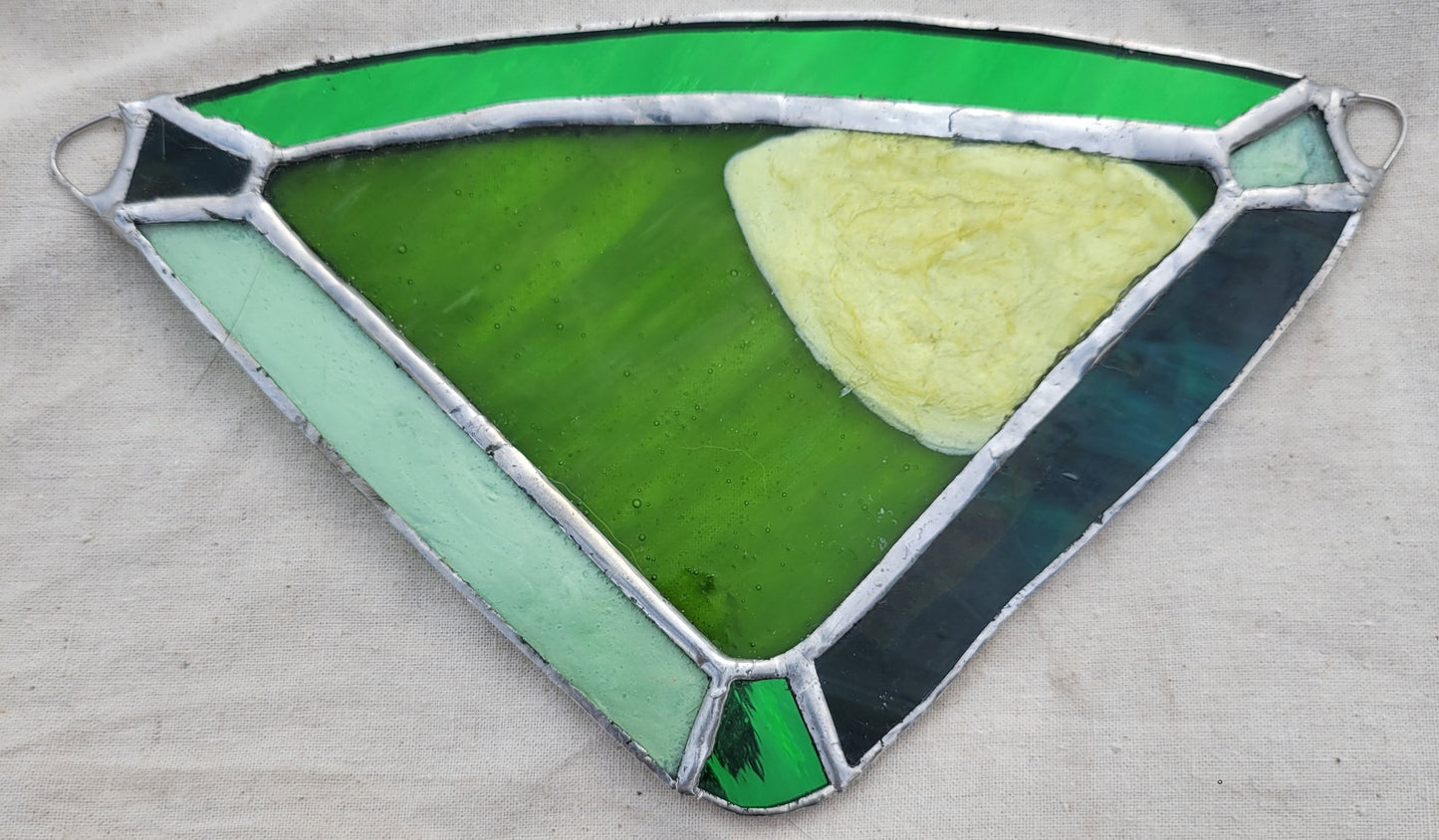 Peridot's Gem Steven Universe Stained Glass Suncatcher