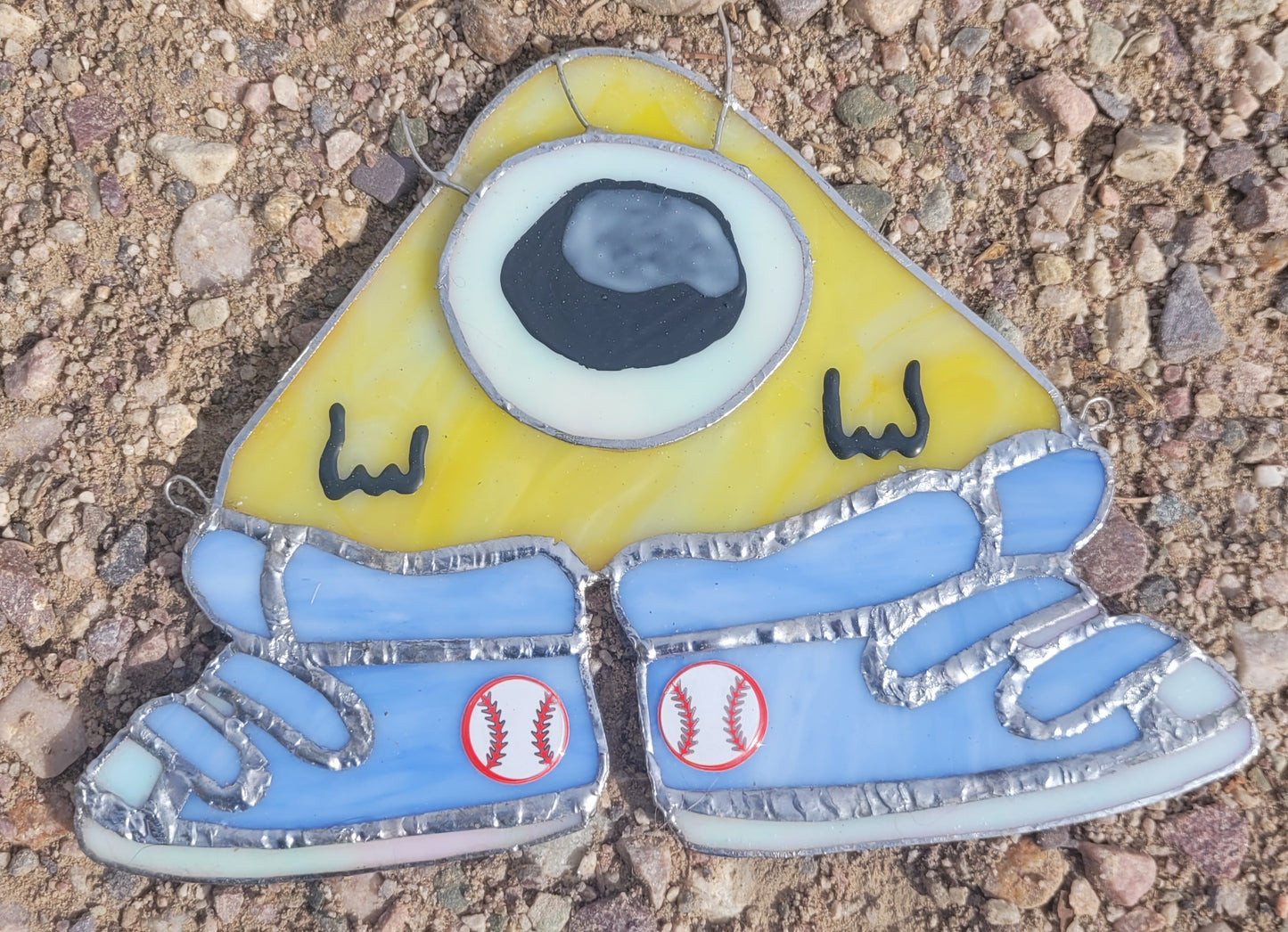 Baby Bill Cipher Stained Glass Suncatcher