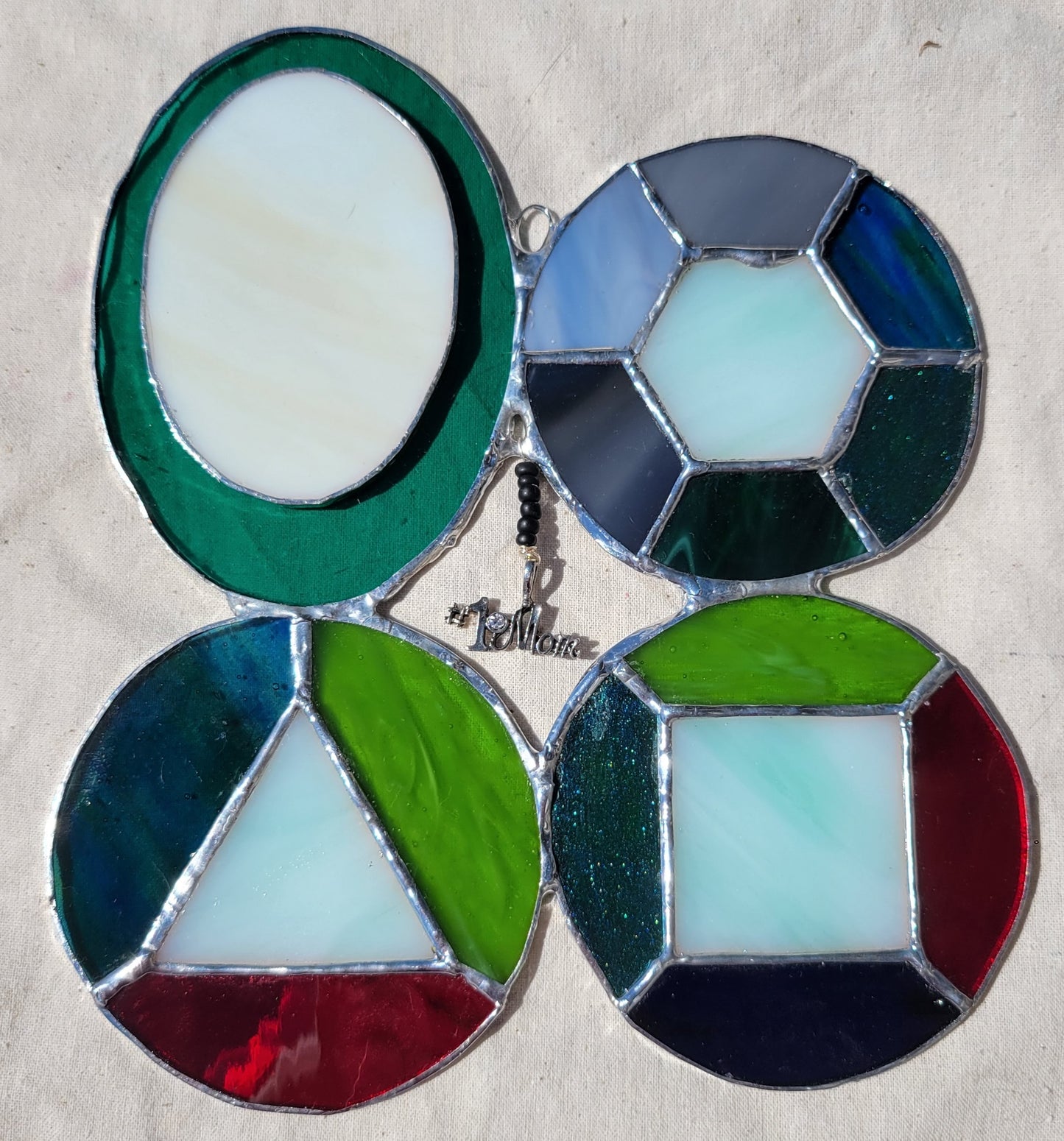 Alexandrite's Gem Steven Universe Stained Glass Suncatcher