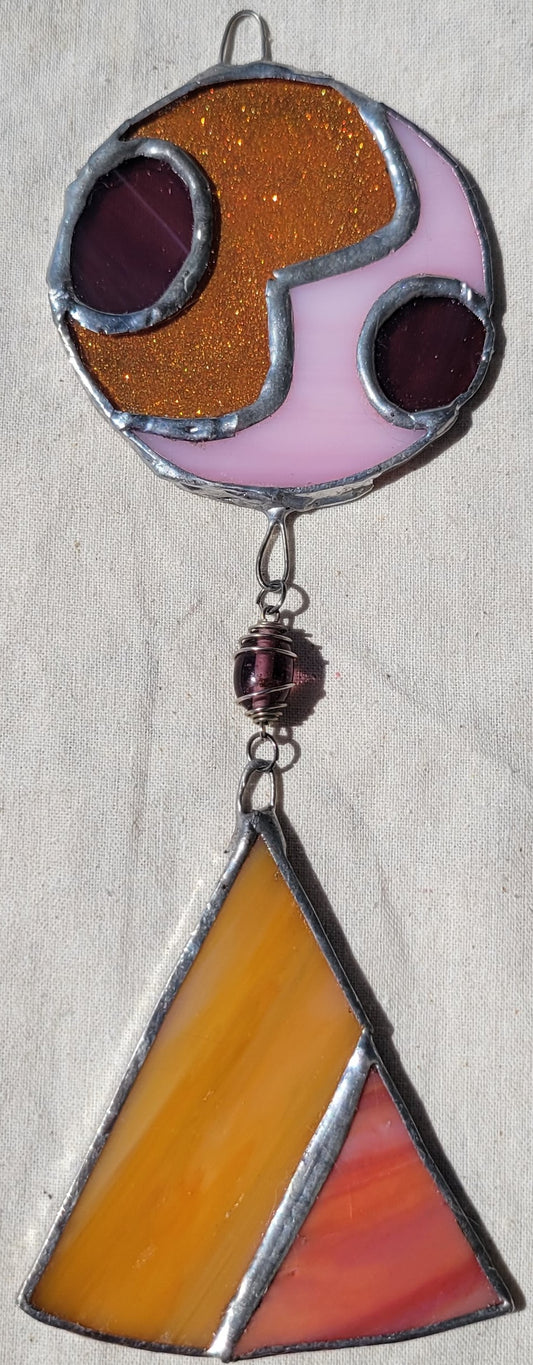 Crazy Lace Agate's Gems Steven Universe Stained Glass Suncatcher