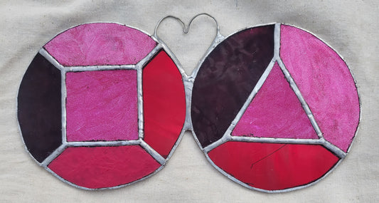 Garnet's Gems Steven Universe Stained Glass Suncatcher