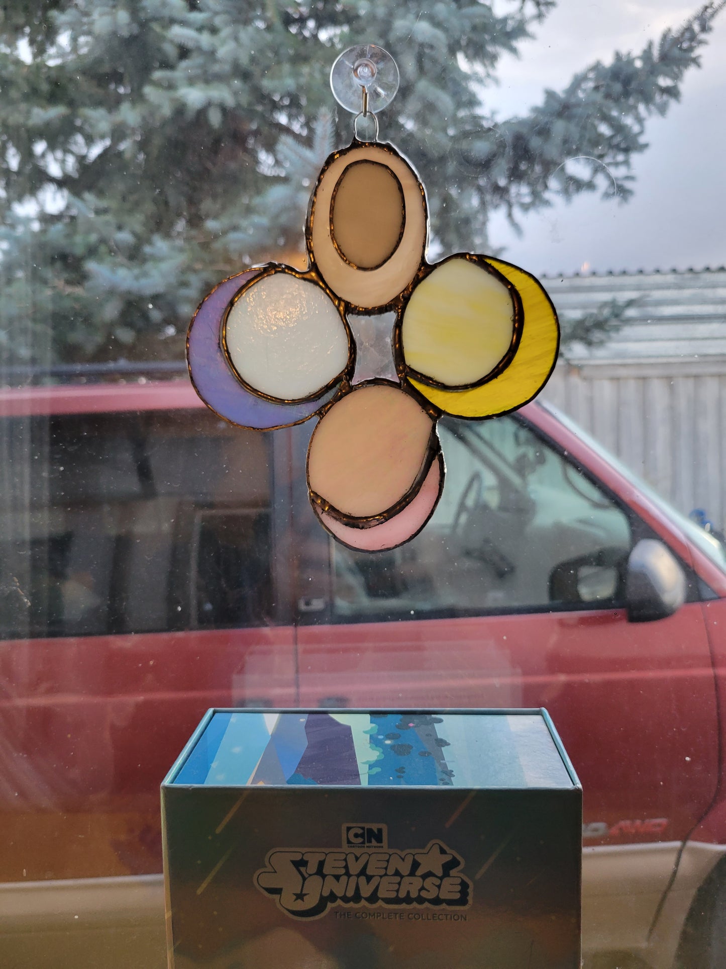 The Pearl Squad Gems Steven Universe Stained Glass Suncatchers