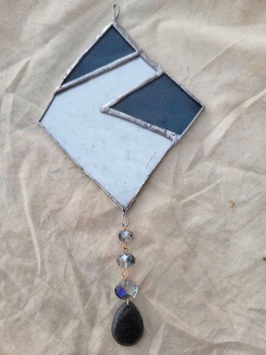 Zebra Jasper's (NON-FUSION) Gem Steven Universe Stained Glass Suncatcher
