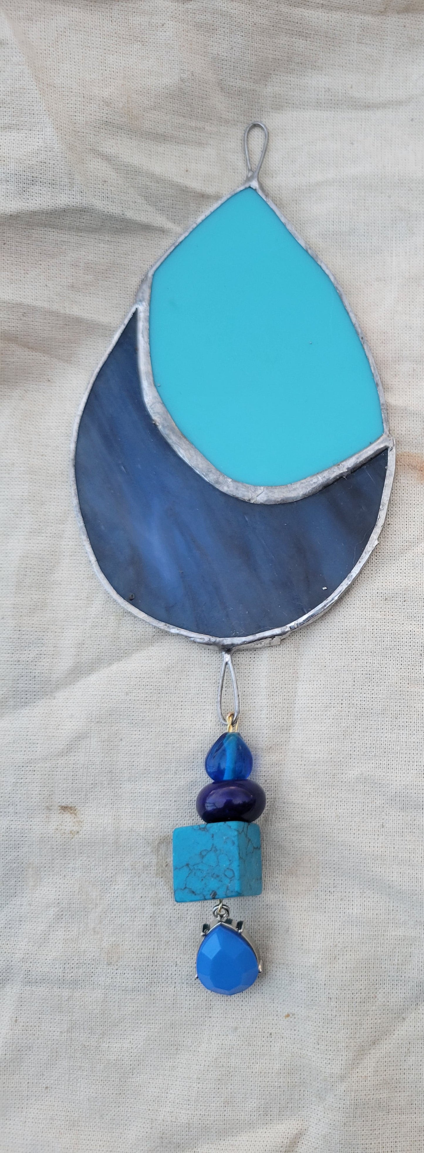 Lapis's Gem Steven Universe Stained Glass Suncatcher