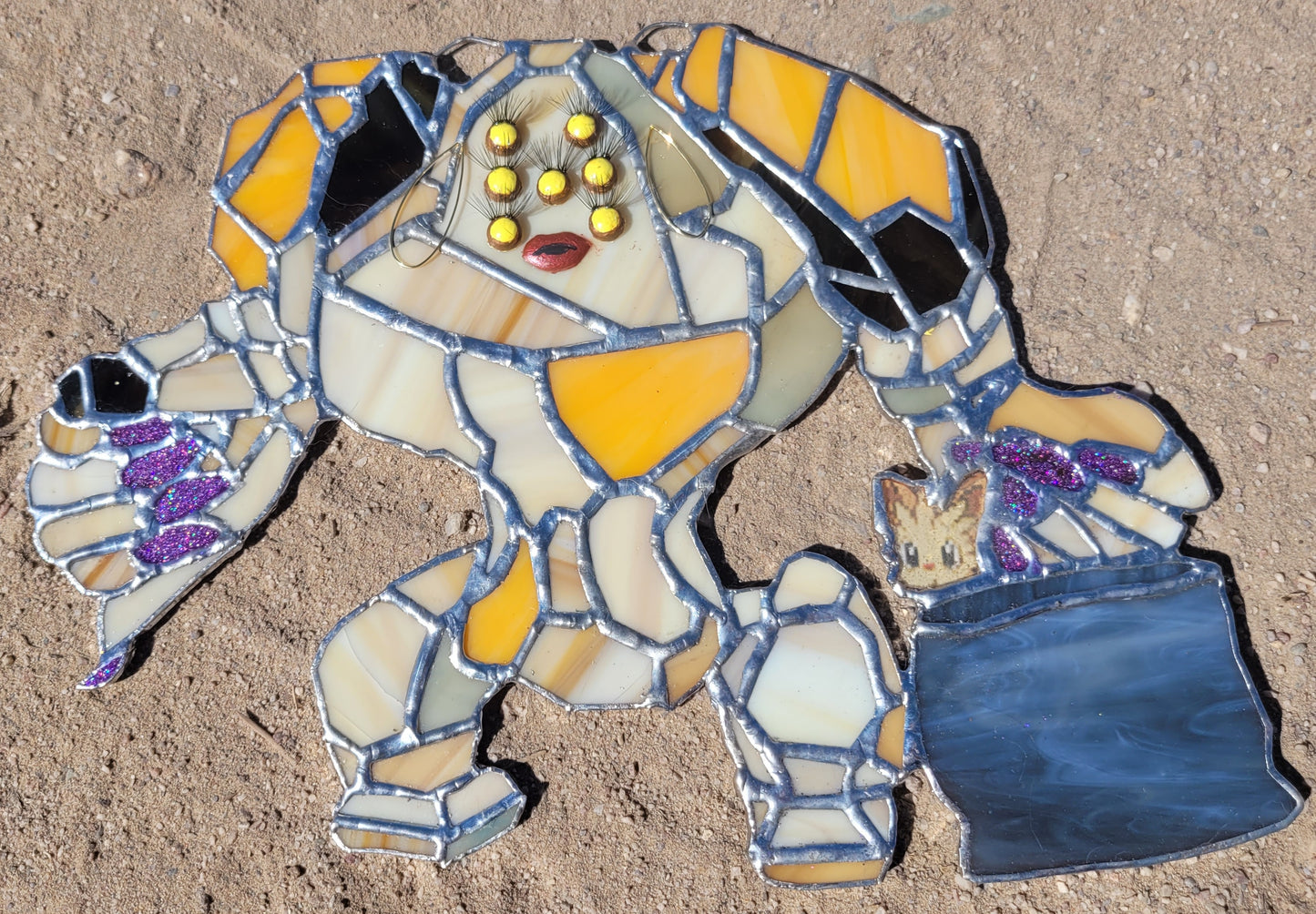 Cvnty Regirock With A Handbag Suncatcher